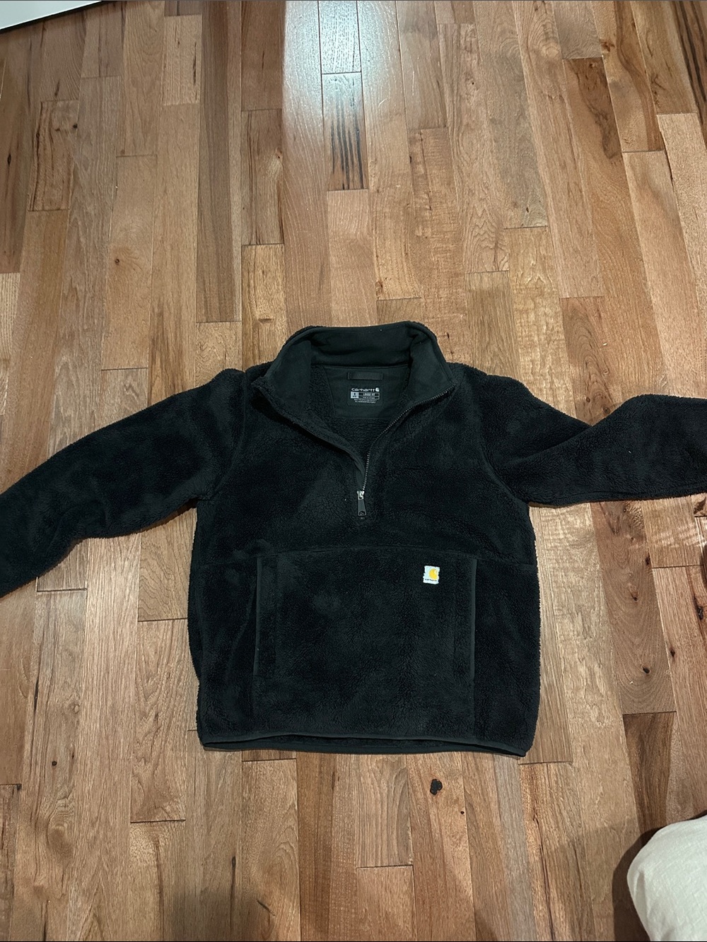 Carhartt Black Sherpa quarter-Zip Pullover